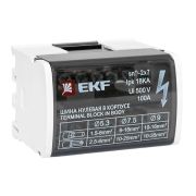 Шина нулевая в корпусе 2х7 EKF sn0-2x7