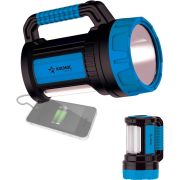 Фонарь аккумуляторный KOSMOS premium 7W LED ЗУ 220/12В USB зарядка телефона КОСМОС KOSACCU9107WUSB