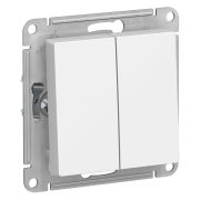 Переключатель проходной 2-кл. СП AtlasDesign 10А IP20 (сх. 6/2) 10AX механизм бел. SE ATN000165