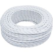 Провод ретро 3х1.5 матов. бел. (уп.50м) Bironi B1-434-71-50