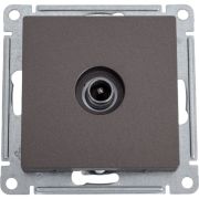 Розетка телевизионная оконечная TV AtlasDesign 1дБ механизм мокко SE ATN000691