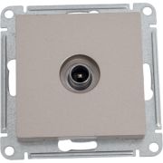 Розетка телевизионная оконечная TV AtlasDesign 1дБ механизм шампань SE ATN000591