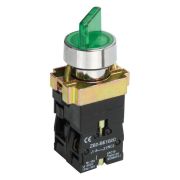 Переключатель LAY5-BK2365 на 2 полож. 1НО+1НЗ зел. KARAT IEK BSW90-BK-2-K06