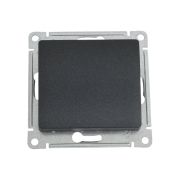 Кнопка нажимная 1-кл. СП Glossa 10А IP20 (сх. 1) 10AX механизм антрацит SE GSL000715
