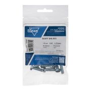 Болт с шестигранной головкой М6х20 DIN 933 класс прочн. 8.8 оцинк. (коробка) (уп.18шт) Tech-Krep/Zitar 102957