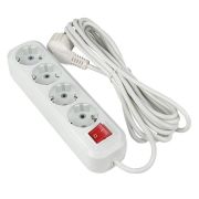 Удлинитель 4х3м 16А IP20 Эксперт 3.5кВт 2хUSB 2.1А ПВС 3х1 PROxima EKF UBA16-2USB-4-03i