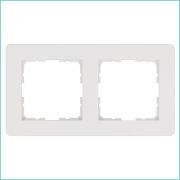 Рамка 2-м G-Flex бел. глянцевый Jasmart G1102W