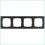 Рамка 4-м G-Classic антрацит Jasmart G1004B