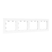 Рамка 4-м Эпика пластик бел. EKF UP1-FPW-04