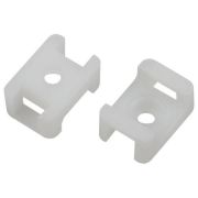 Площадка под хомуты 22х16мм с монтажным отверст. М4 NO-225-305 бел. (уп.50шт) Эра Б0066716