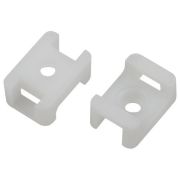 Площадка под хомуты 22х16мм с монтажным отверст. М4 NO-225-313 бел. (уп.10шт) Эра Б0066687