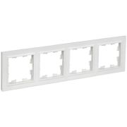 Рамка 4-м BRITE РУ-4-БрАБ арктич. бел. IEK BR-M42-K91